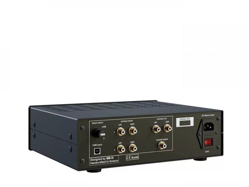 LAB12 HPA OTL Tube Headphone Amplifier / Preamplifier with USB DAC Black - Image 4