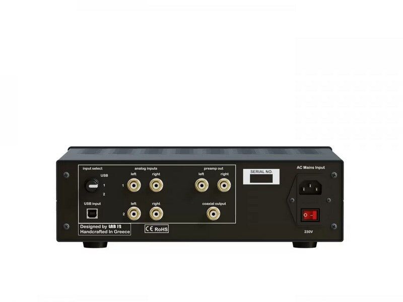 LAB12 HPA OTL Tube Headphone Amplifier / Preamplifier with USB DAC Black - Image 3