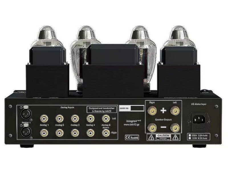 LAB12 INTEGRE4 MK2 Full Tube Audiophile Integrated Amplifier Black - Image 3