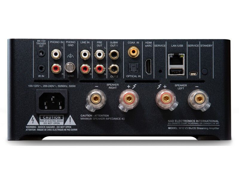 NAD Master Series M10 V3 BluOS Streaming Amplifier Black - Image 5