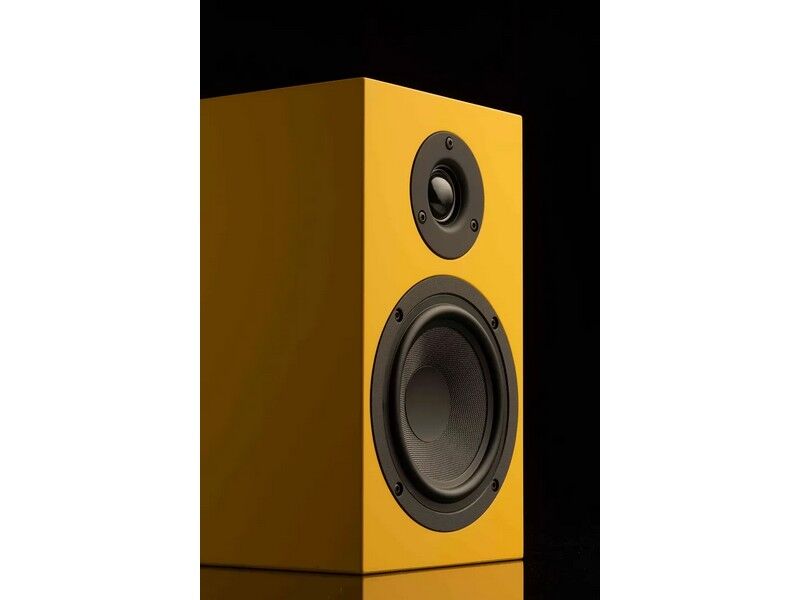 Pro-Ject Speaker Box 5 S2 Bookshelf Speaker Pair Satin Yellow - Image 2