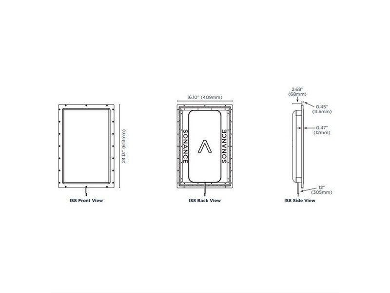 Sonance IS8 Speaker Invisible Series Commercial Each - Image 2