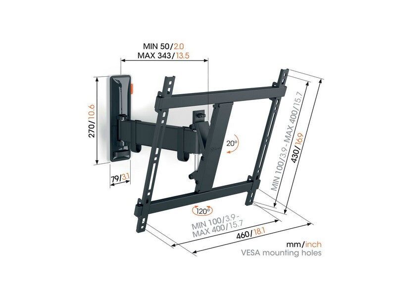 Vogel's TVM 3425 Full-Motion TV Wall Mount - Image 10