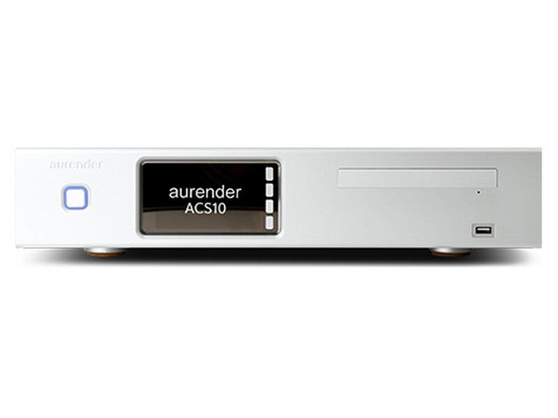 Aurender ACS10 Caching Music Server Streamer CD Ripper Silver
