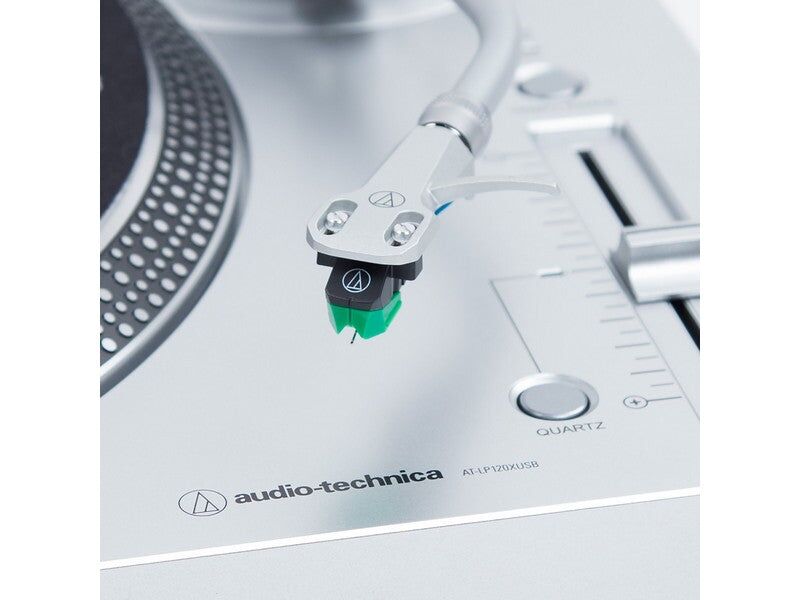 Audio-Technica AT LP120XUSB Manual Direct-Drive Turntable Silver - Image 4