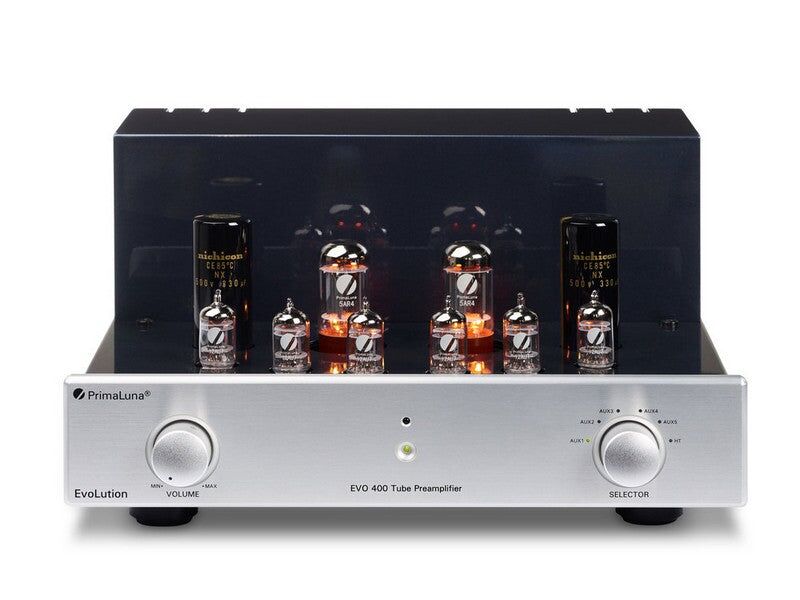PrimaLuna EVO 400 Tube Preamplifier Silver with MM Phono Stage - Image 4