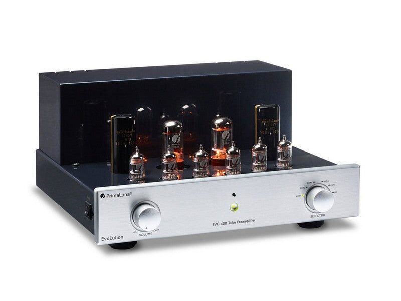 PrimaLuna EVO 400 Tube Preamplifier Silver with MM Phono Stage - Image 3