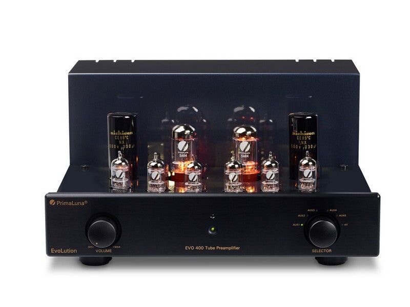 PrimaLuna EVO 400 Tube Preamplifier Black with MM Phono Stage - Image 3