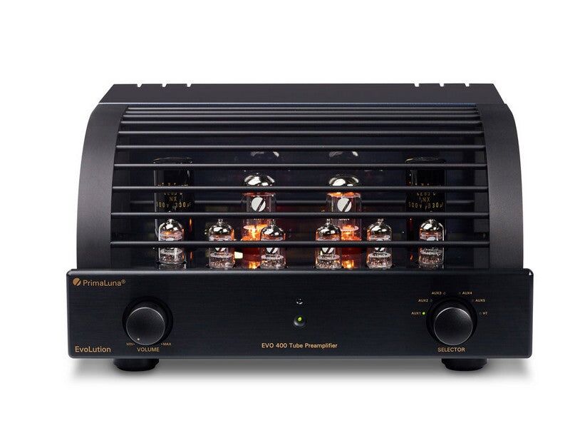 PrimaLuna EVO 400 Tube Preamplifier Black with MM Phono Stage