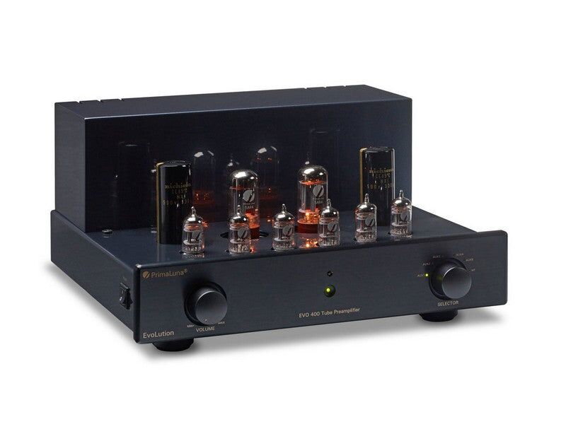 PrimaLuna EVO 400 Tube Preamplifier Black with MM Phono Stage - Image 4
