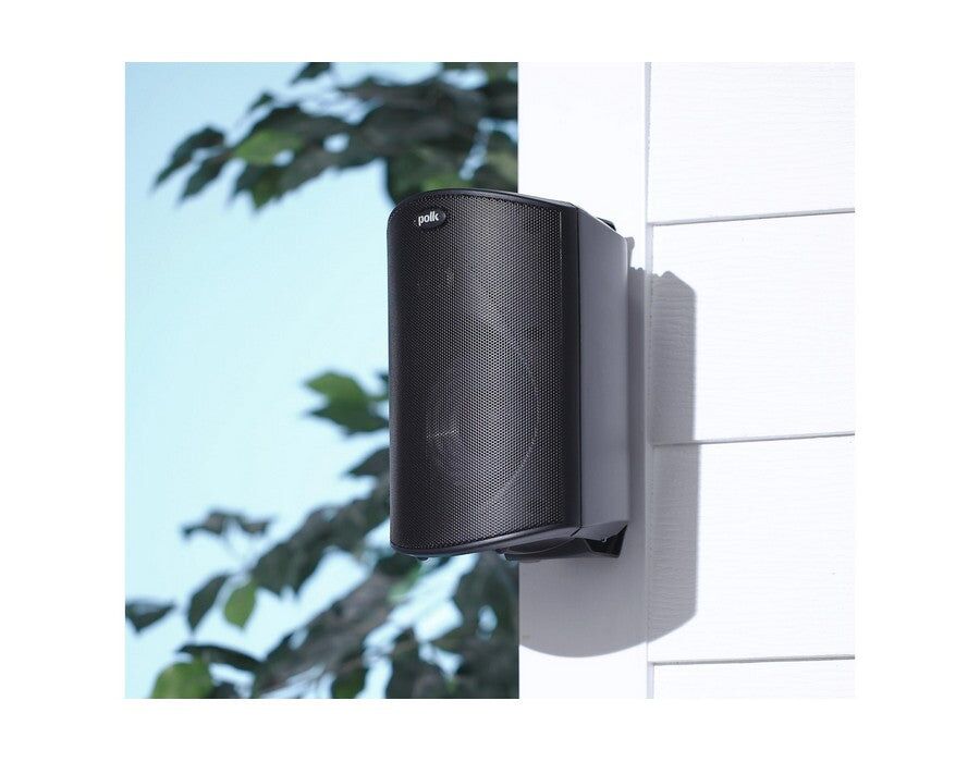Polk Atrium 4 All Weather Outdoor Compact Speaker Pair Black - Image 3