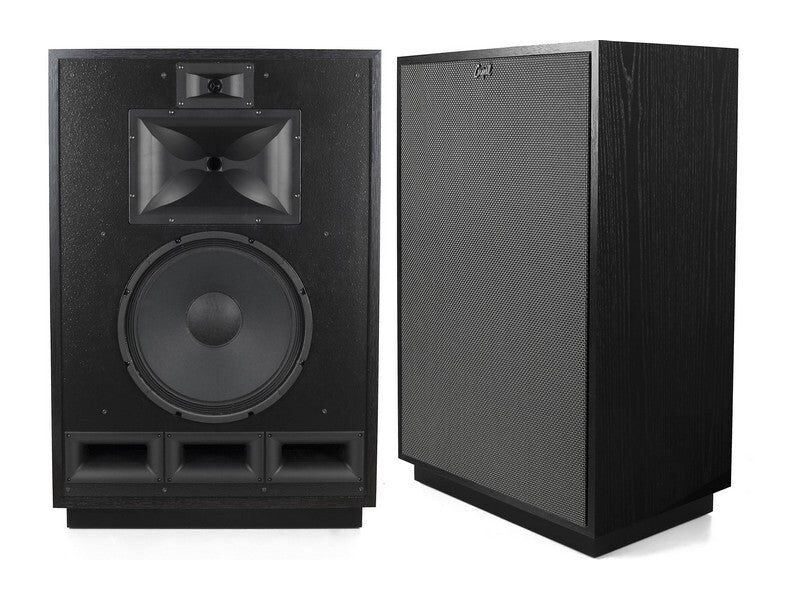 KLAPP AV Pack-44 Klipsch Heritage Cornwall IV Speaker Pair BLACK + LAB12 INTEGRE4 Tube Amplifier Silver - Image 2