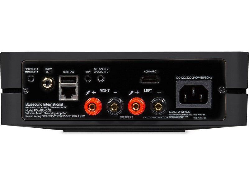 Bluesound POWERNODE N330 Wireless Multi-Room Music Streaming Amplifier Black - Image 6