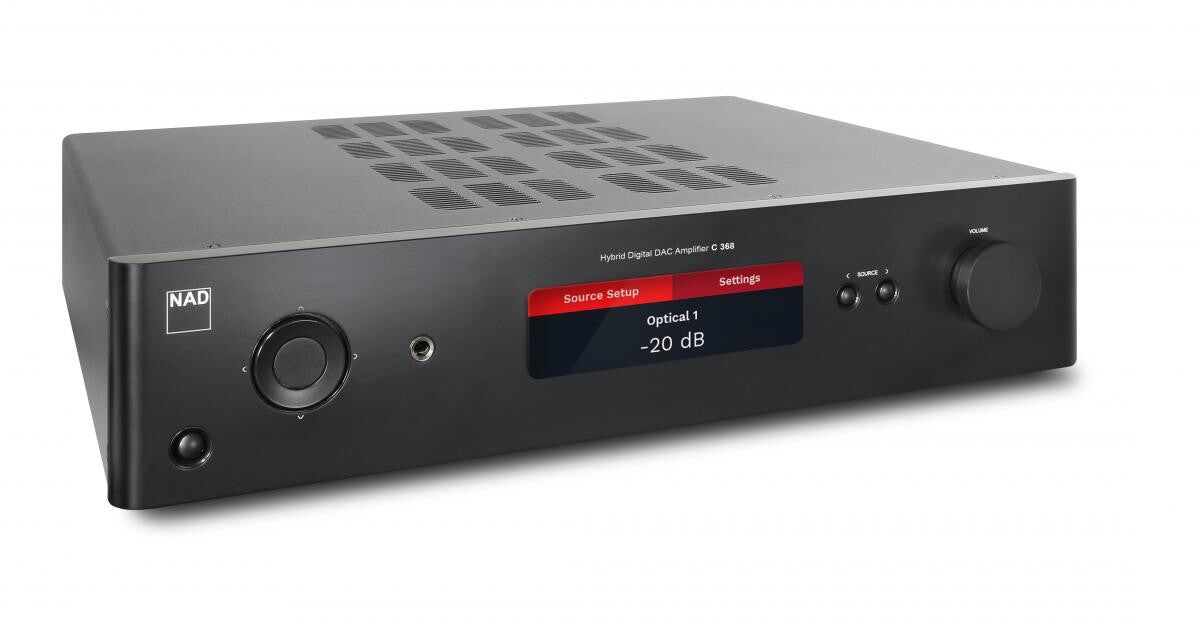 NAD C 368 Hybrid Digital DAC Amplifier + BluOs 2i