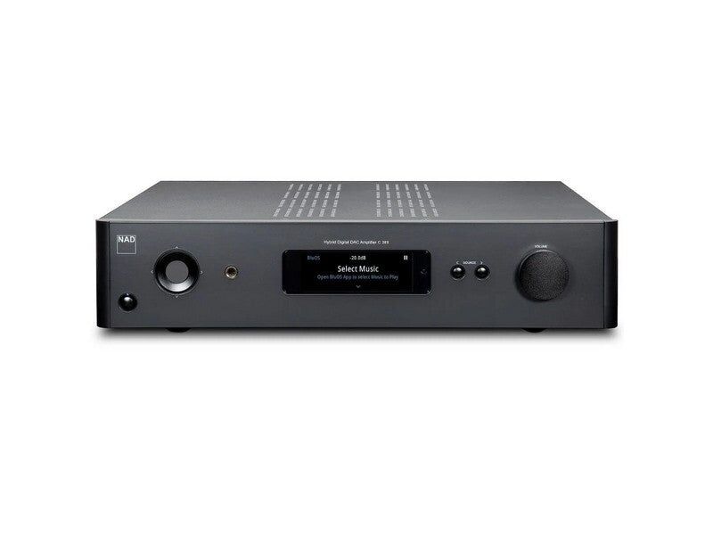 NAD C 389 HybridDigital DAC Amplifier + Pre-installed MDC2 BluOS Module