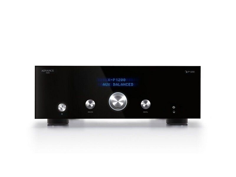Advance Paris X-P1200 Dual Mono & Dual Power Supply Preamplifier Black