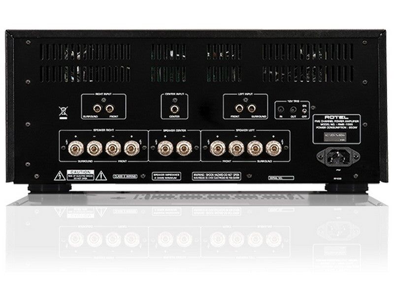 Rotel RMB 1555 Multi-channel Power Amplifier Silver - Image 2