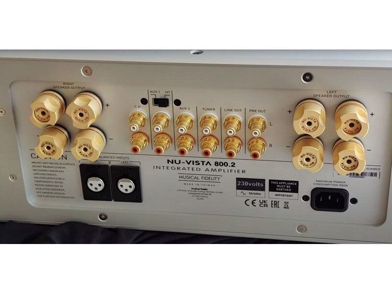 Musical Fidelity Nu-Vista 800.2 Integrated Amplifier Silver - Image 2