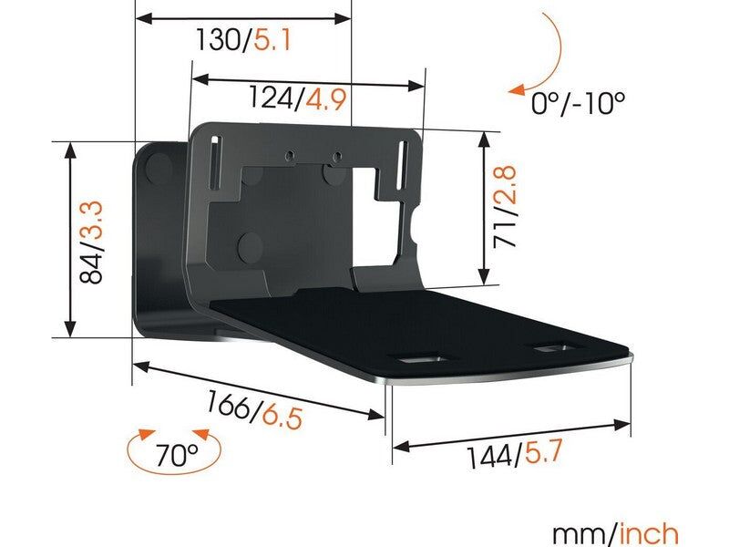 Vogel's SOUND 3205 Speaker Wall Mount - Black - Image 9