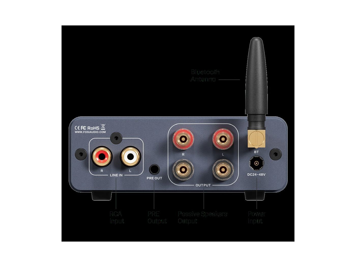 BT20A-PRO 48V Bluetooth Amp - Image 2
