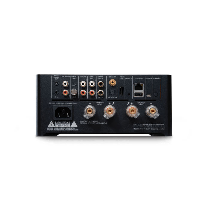 NAD Master Series M10 V3 BluOS Streaming Amplifier Black - Image 3
