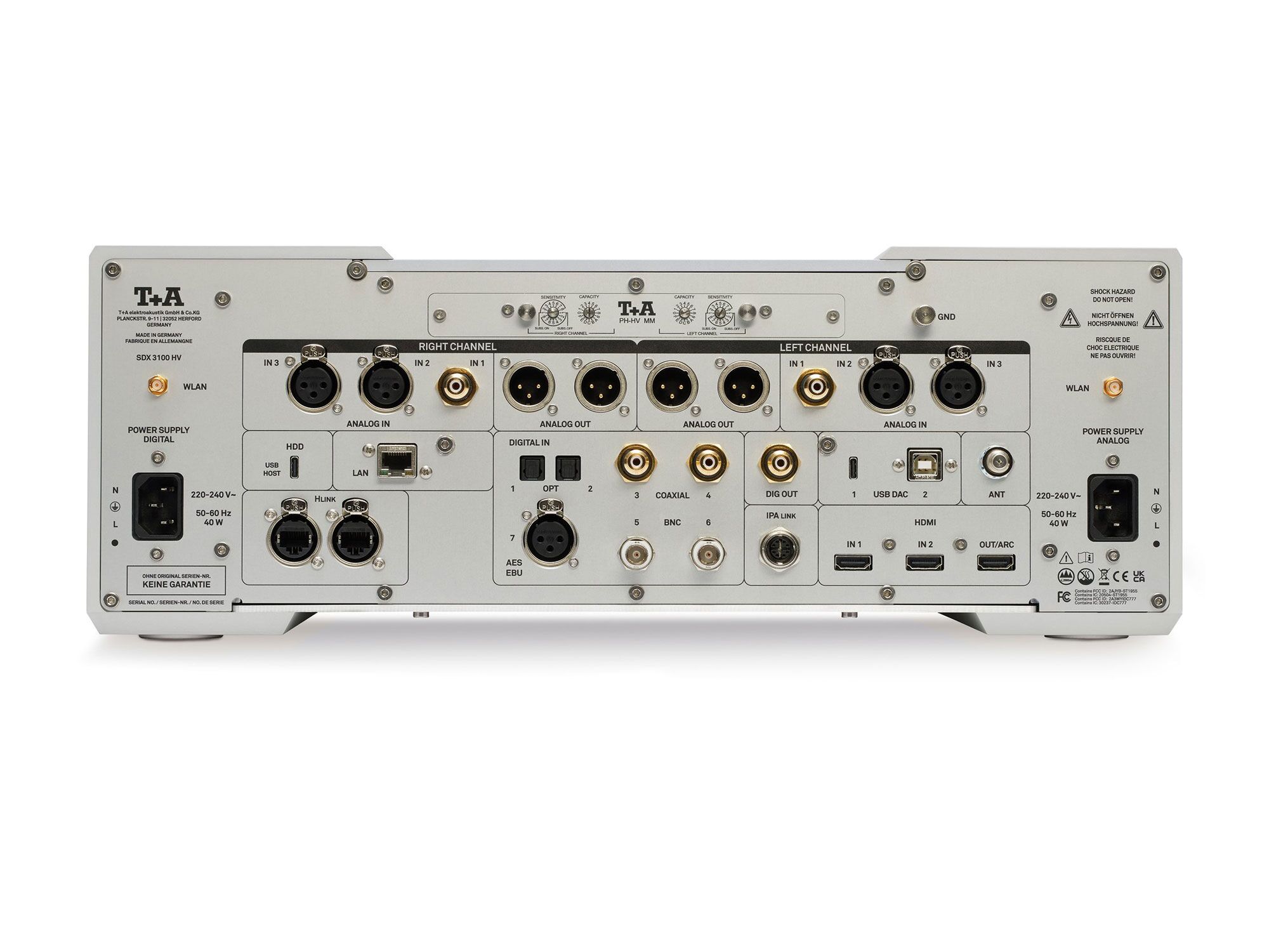 T+A SDX 3100 HV Reference Streaming DAC / Preamplifier - Image 2