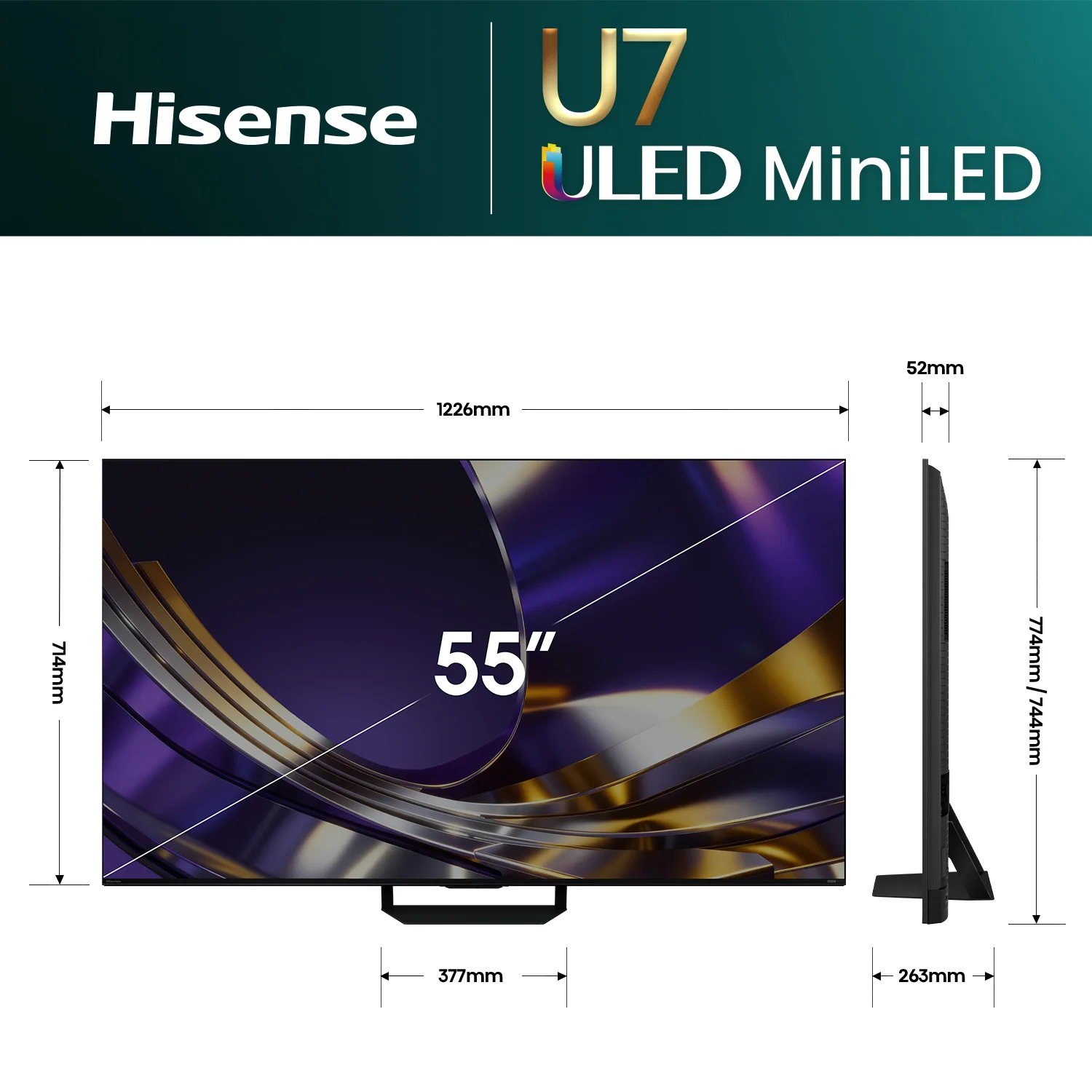 Hisense U7S ULED MiniLED 165Hz 4K TV - Image 6