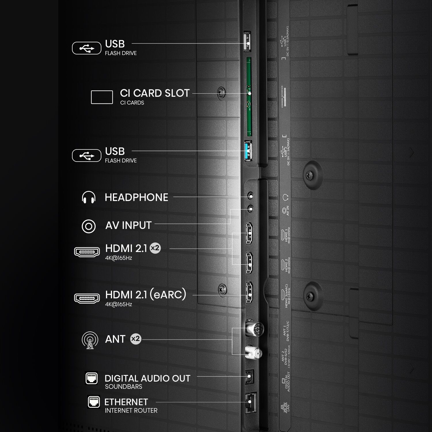 Hisense UX RGB-MiniLED 4K 165Hz Smart TV - Image 4