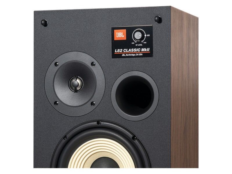 JBL L82 Classic Mk II 8" 2 way Bookshelf Loudspeaker Pair Orange - Image 4