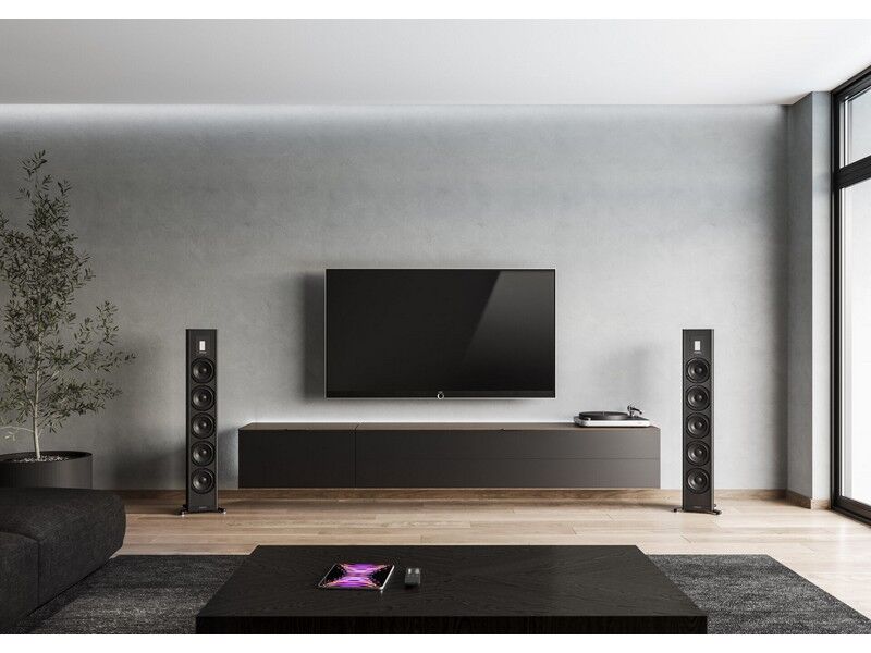 Piega Premium 701 Wireless Gen2 3-way Floorstanding Loudspeaker Pair Black - Image 3