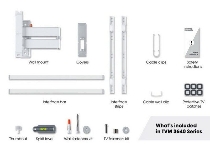 Vogel's TVM 3645 Full-Motion TV Wall White - Image 8