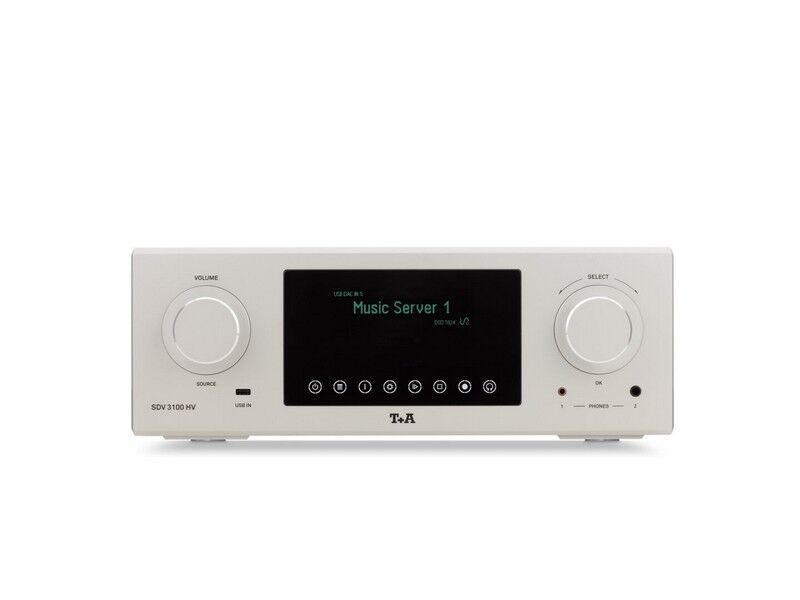 T+A SDV 3100 HV (G2) Streaming DAC Preamp Silver
