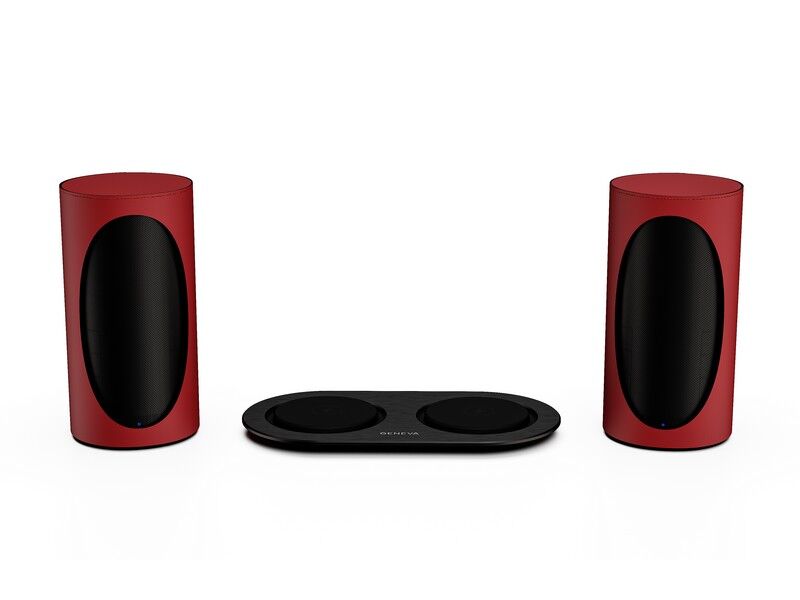 Geneva DUO True Wireless Stereo Speaker Pair Red