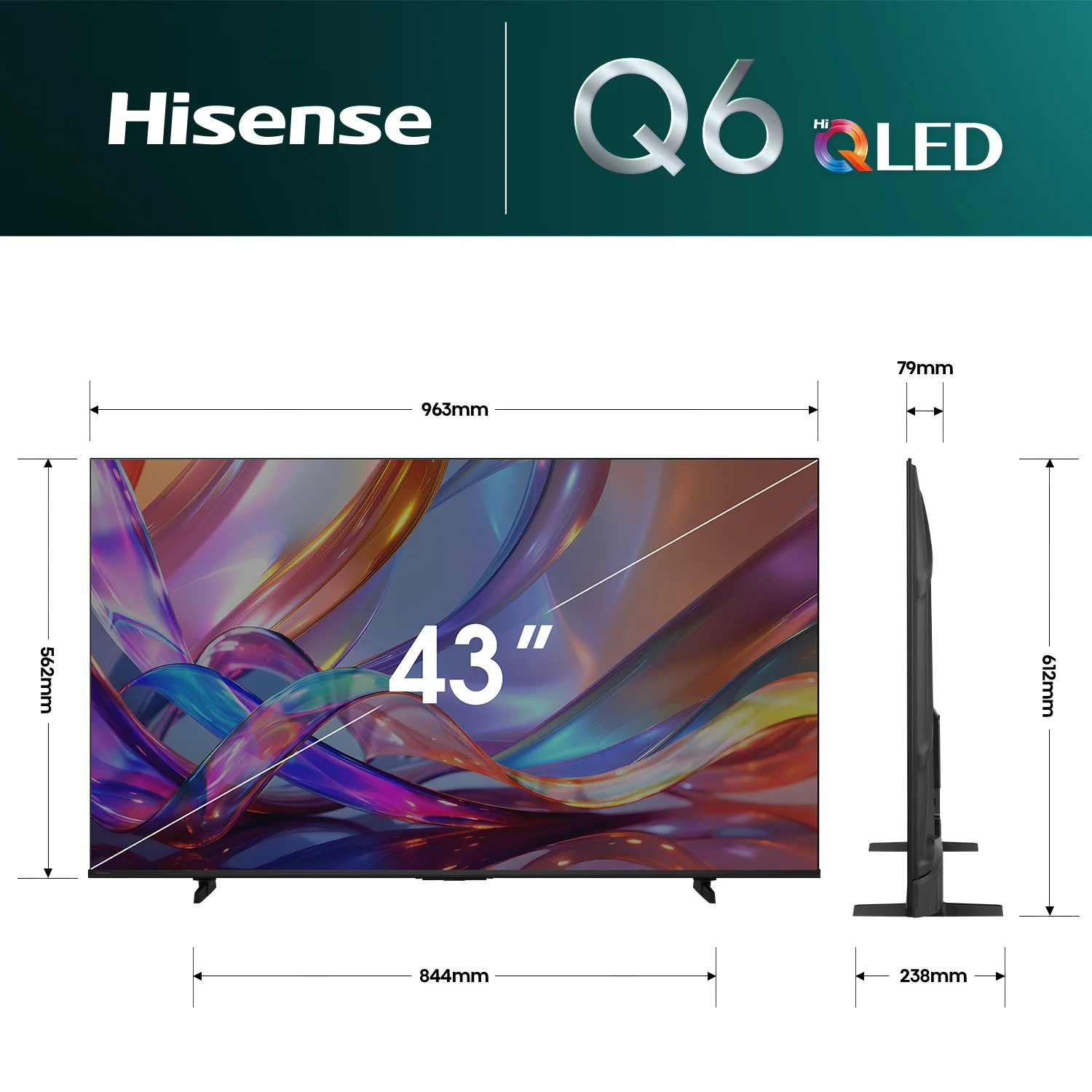 Hisense Q6S Hi-QLED Smart TV - Image 7